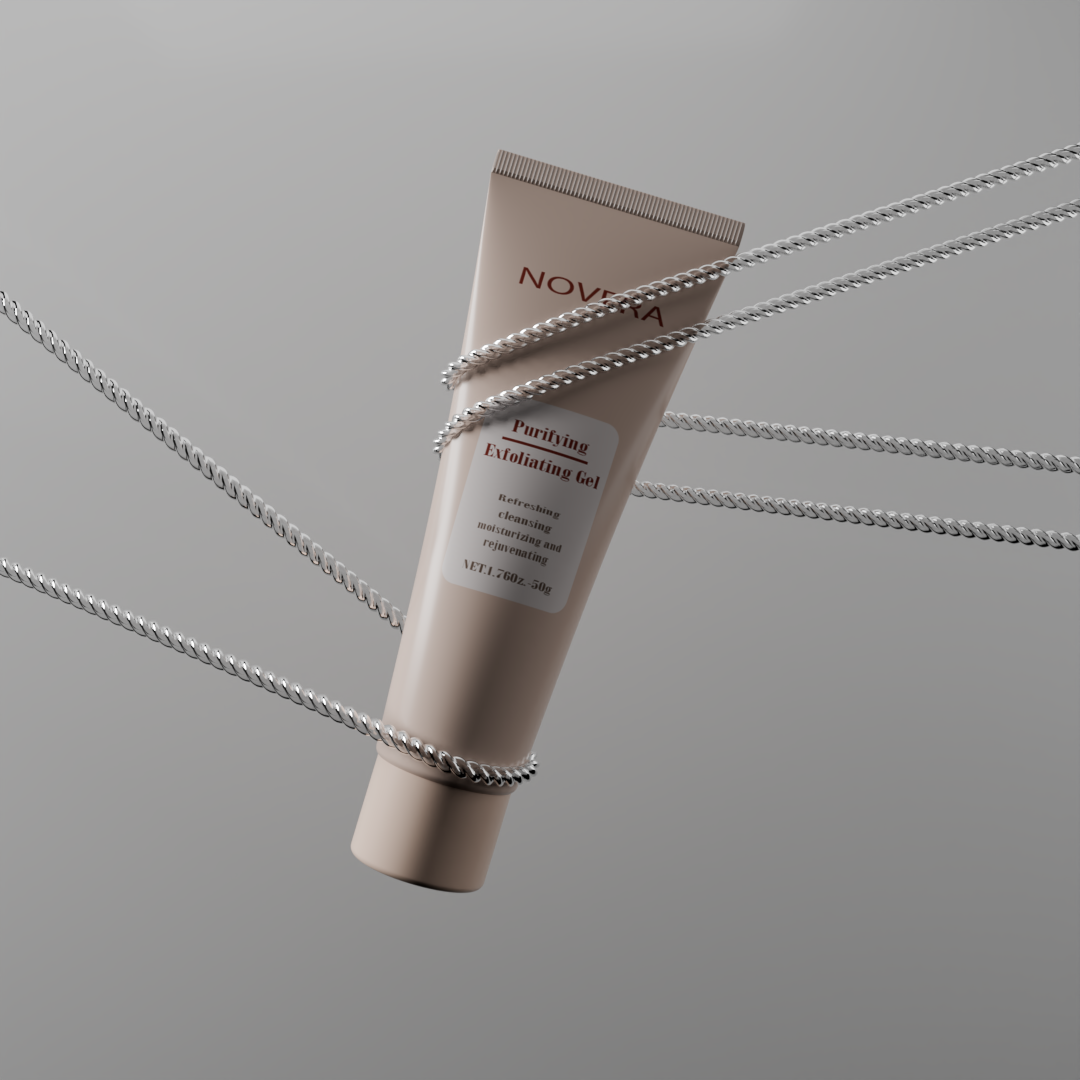 Novera Purifying Enzymes Exfoliating Gel | Gentle EnzymeGlow Technology for Radiant, Hydrated Skin