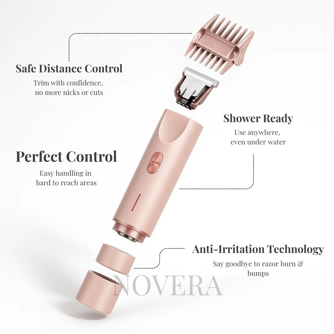 Novera DualTech Bikini Trimmer: Precision Grooming Without Skin Contact