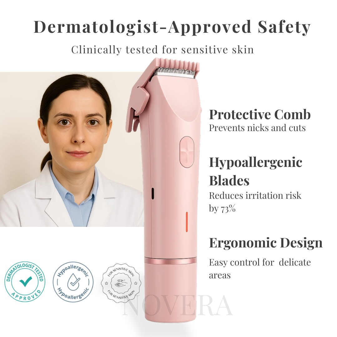 Novera DualTech Bikini Trimmer: Precision Grooming Without Skin Contact