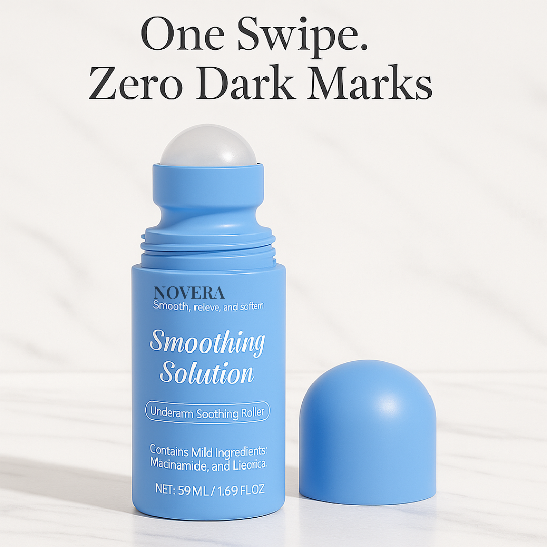 Novera Underarm Recovery Roller | Instant Razor Bump Relief + Ingrown Hair Prevention with Skin Recovery Technology