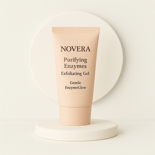Novera Purifying Enzymes Exfoliating Gel | Gentle EnzymeGlow Technology for Radiant, Hydrated Skin