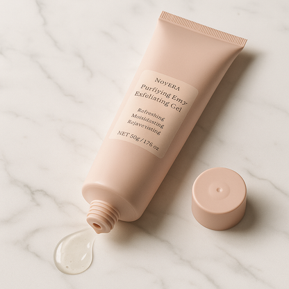 Novera Purifying Enzymes Exfoliating Gel | Gentle EnzymeGlow Technology for Radiant, Hydrated Skin